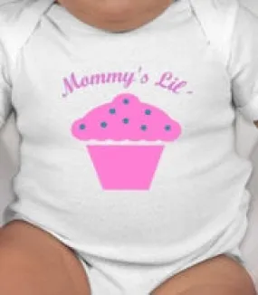 Mommys lil cupcake baby tee