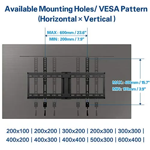 Mounting Dream Tilt TV Wall Mount Bracket for Most 37-70 Inches TVs