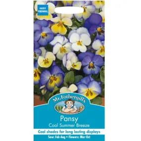 Mr Fothergill's Pansy Cool Summer Breeze Seeds
