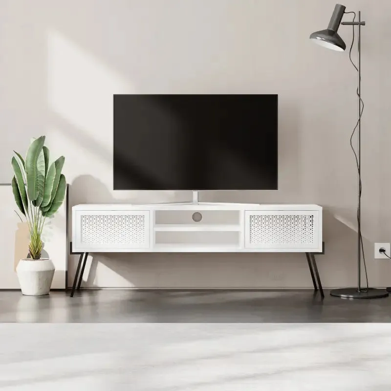 Naive Modern TV Multimedia Stand With Storage Cabinet 140cm