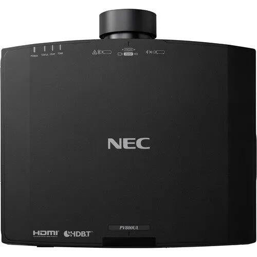 NEC NP-PV710-UL 7100-Lumen WUXGA 3LCD Laser Projector with NP13ZL Lens (Black)