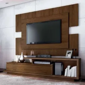 Novel TV Stand with Wall Unit -65''