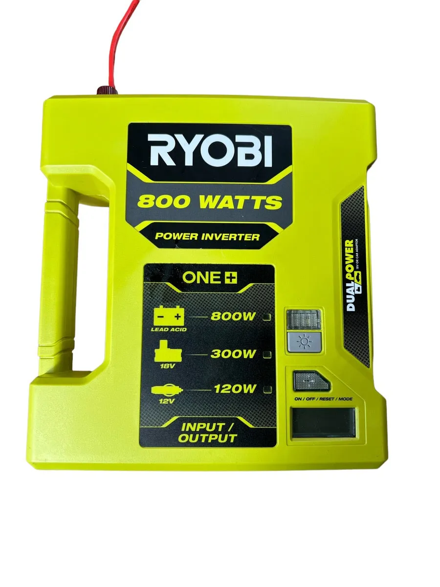 ONE  18V 800-Watt Max 12V Automotive Power Inverter with Dual USB Ports