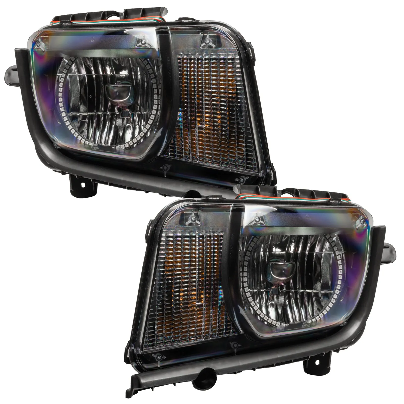 ORACLE Lighting 2010-2013 Chevrolet Camaro Non RS Pre-Assembled Headlights - Dynamic ColorSHIFT