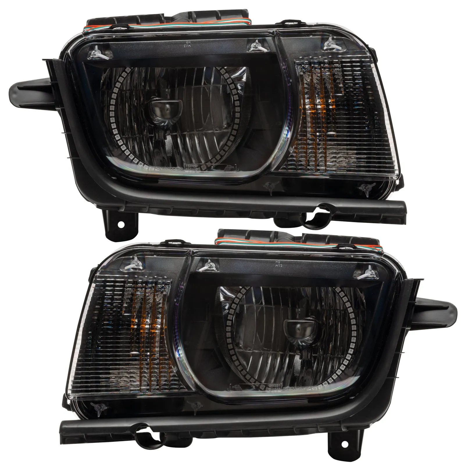 ORACLE Lighting 2010-2013 Chevrolet Camaro Non RS Pre-Assembled Headlights - Dynamic ColorSHIFT