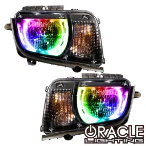 ORACLE Lighting 2010-2013 Chevrolet Camaro Non RS Pre-Assembled Headlights - Dynamic ColorSHIFT