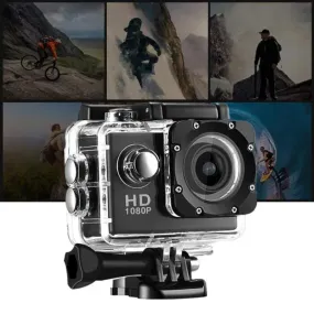 Outdoor Mini Sport Action Camera 30M 1080P Underwater Waterproof Helmet Video Recording Camera Outdoor Water Sports Cam
