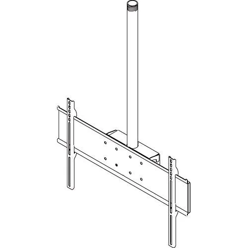 Peerless PLCM-UNL-CP Straight Column Flat Panel Mount for 32-65" TVs with 33" Extension Colum