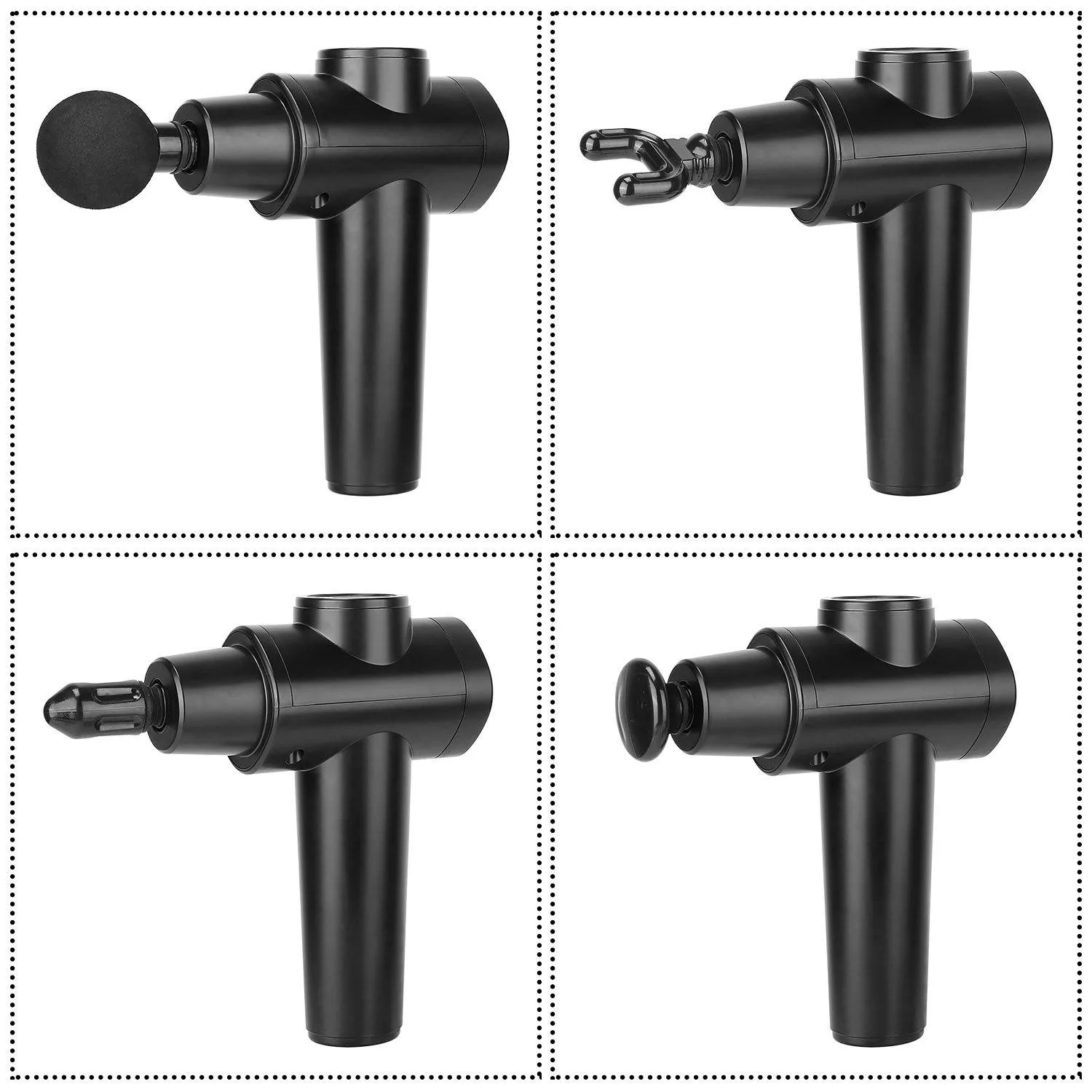 Percussion Digital Display Rechargeable Deep Tissue Vibration Massage Gun