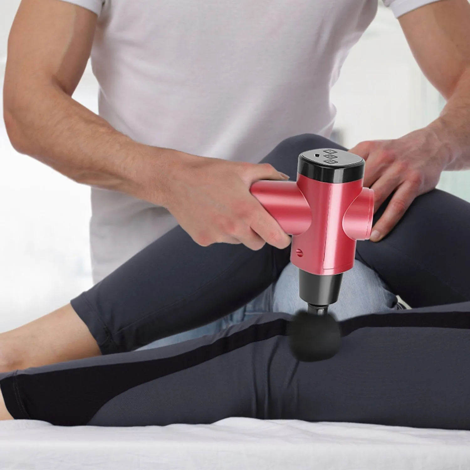 Percussion Digital Display Rechargeable Deep Tissue Vibration Massage Gun