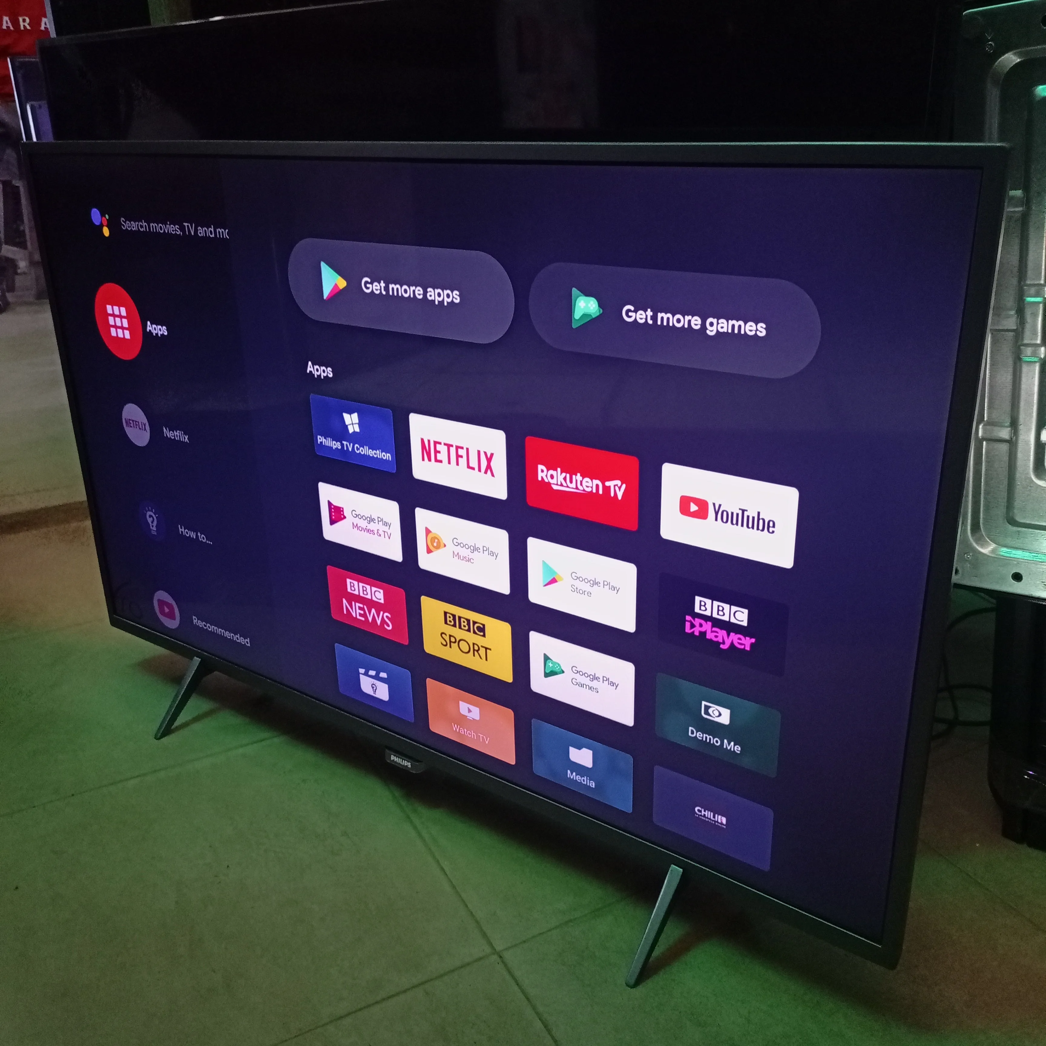 Philips 43 Inch 43PUS6401/12 6000 Series 4K UHD Ultra HDR LED powered by Android TV - UK Used