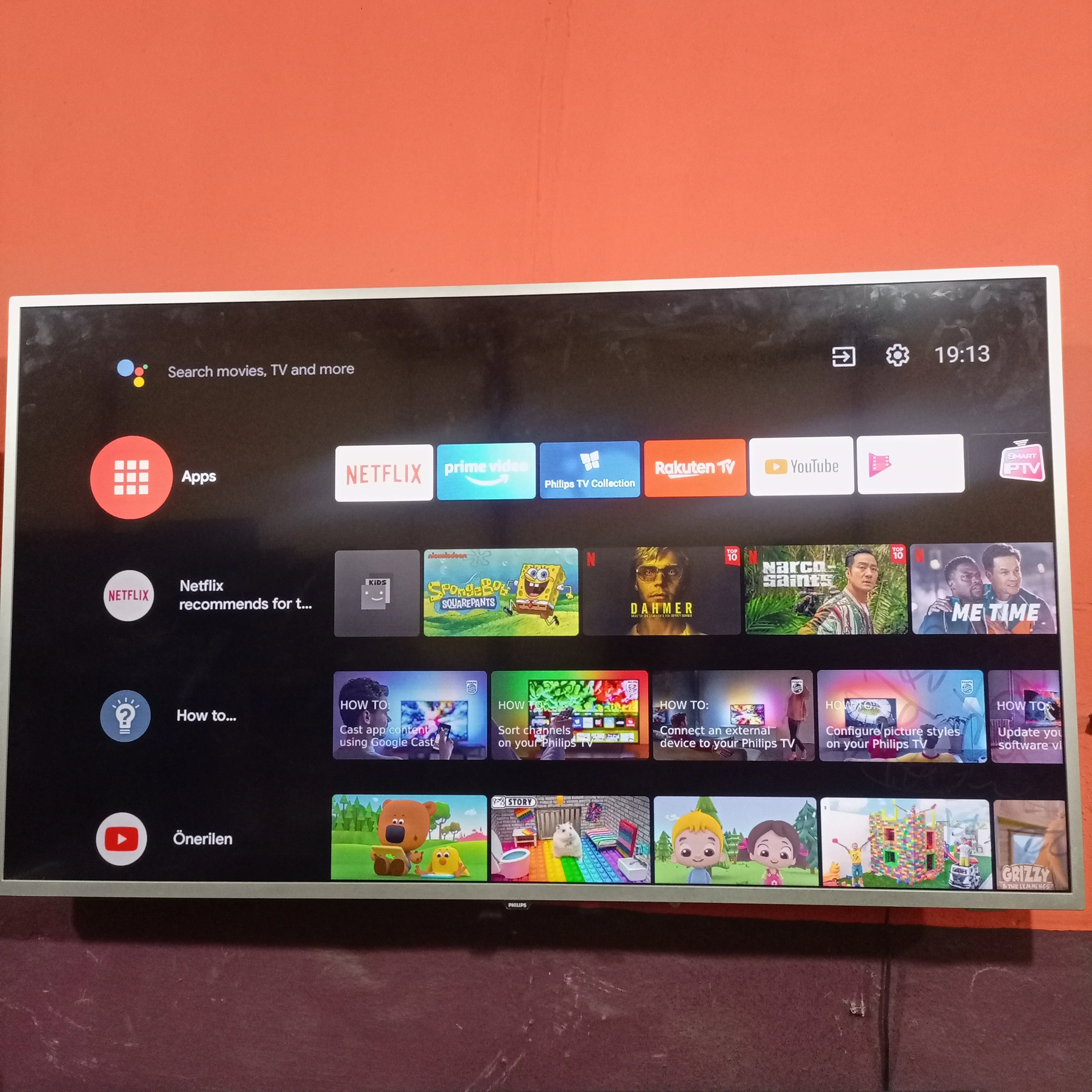 Philips 55 Inch 55PUS6551 Series Smart 4K UHD Android TV   Ambilight, WiFi & Bluetooth - Foreign Used