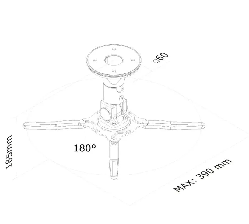 Pico Projector L700 HD Ceiling Mount