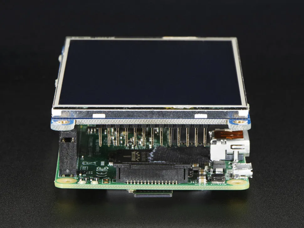 PiTFT Plus 480x320 3.5" TFT Touchscreen for Raspberry Pi