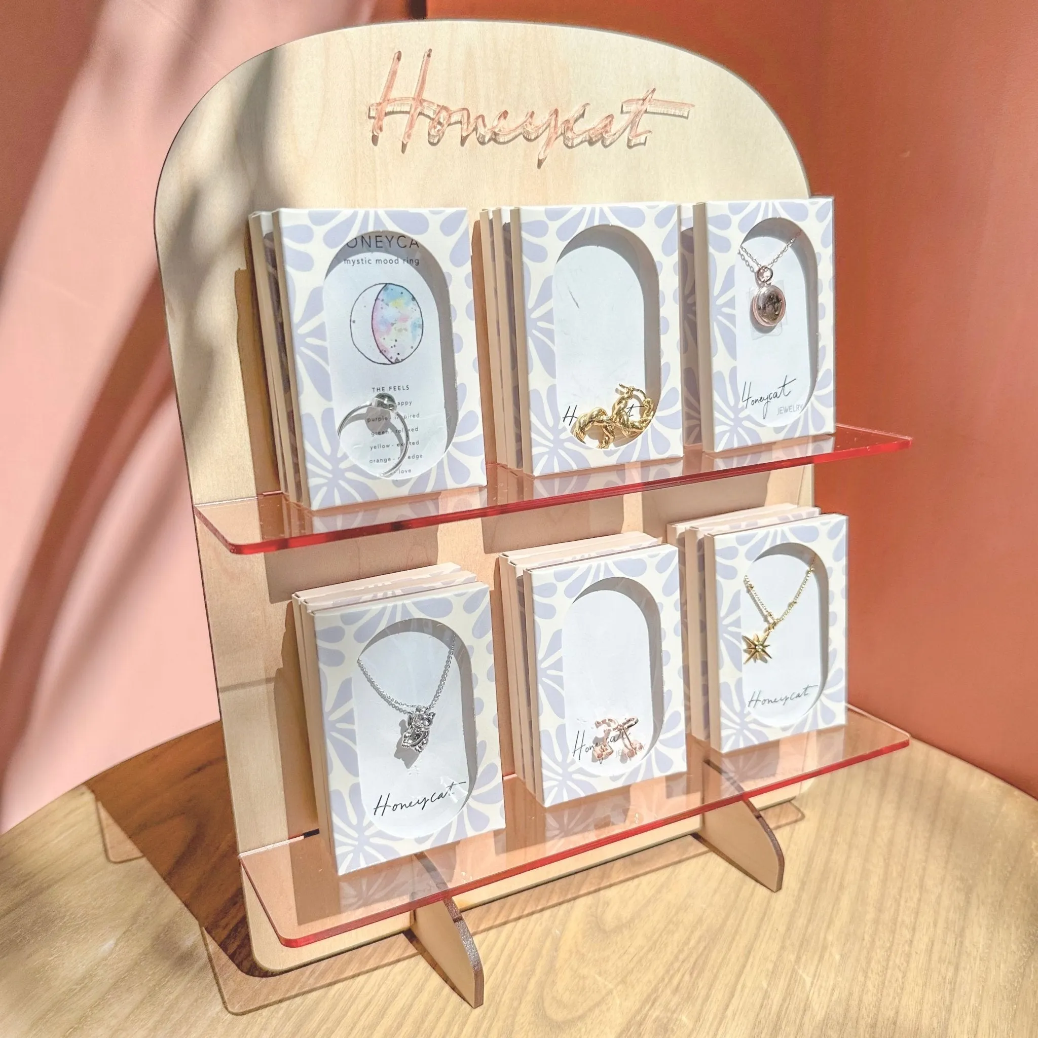 POP Display - Acrylic & Wood Retail Stand