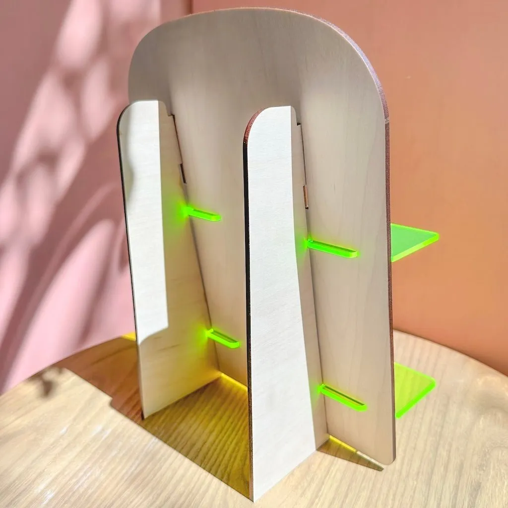 POP Display - Acrylic & Wood Retail Stand