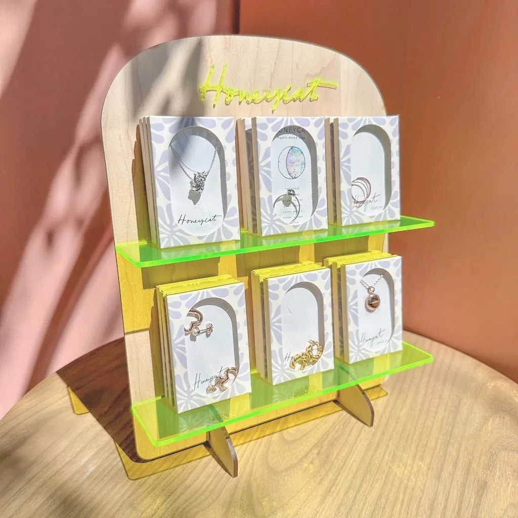 POP Display - Acrylic & Wood Retail Stand