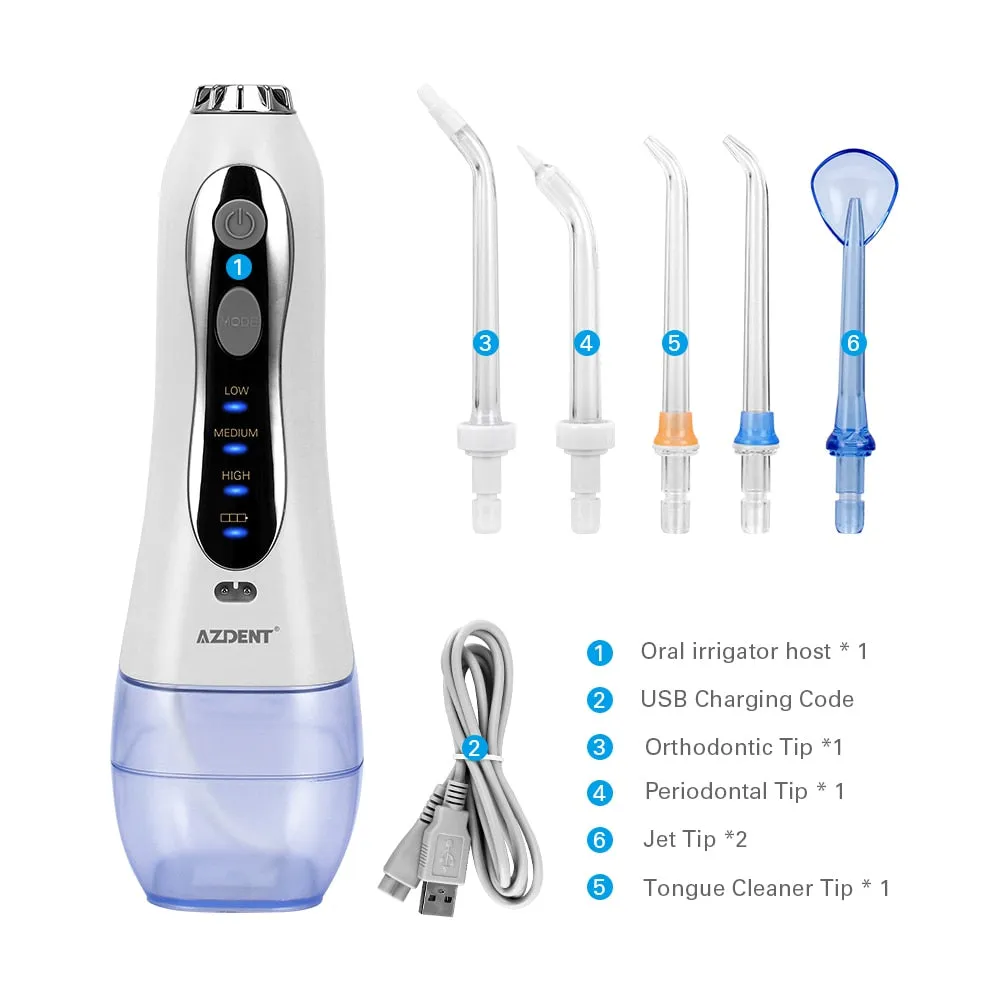 Portable Dental Flosser USB Rechargeable Tooth