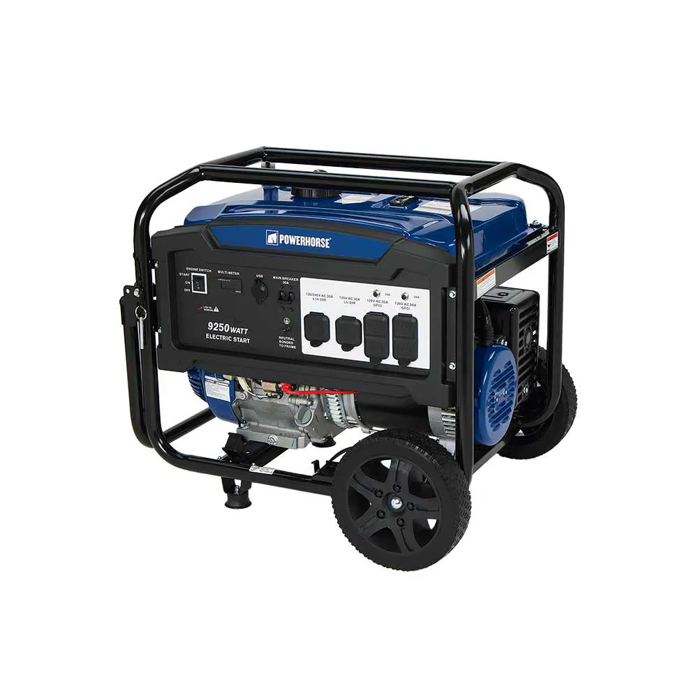 Powerhorse Generator | 9,250 Surge Watt | Electric Start (102222)