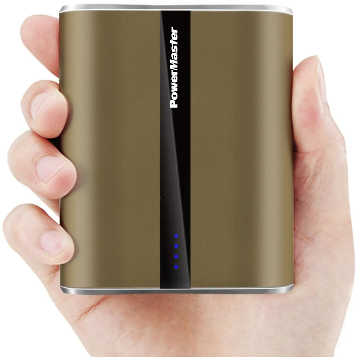 Powermaster 12000mAh Portable Charger with Dual USB Ports 3.1A Output