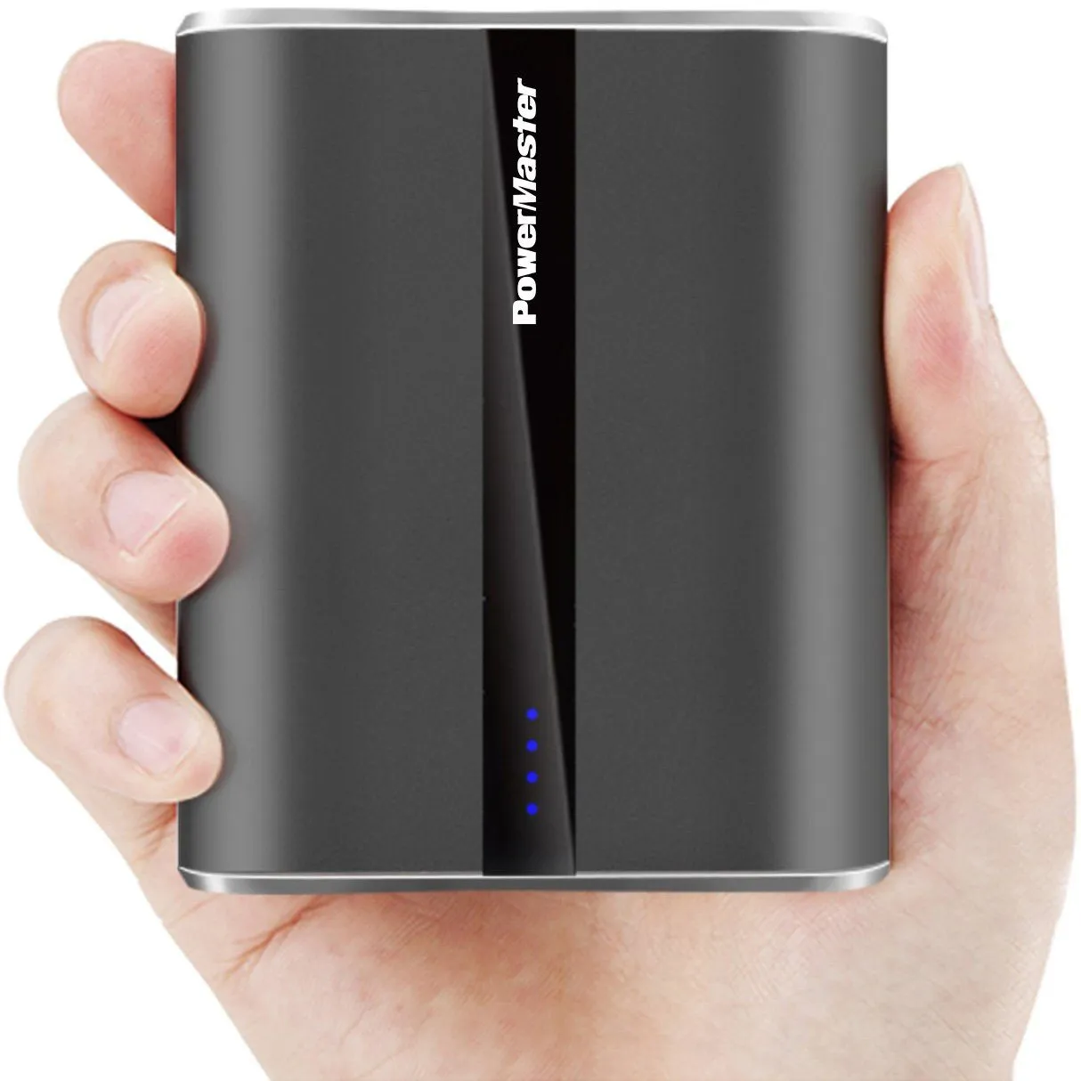 Powermaster 12000mAh Portable Charger with Dual USB Ports 3.1A Output