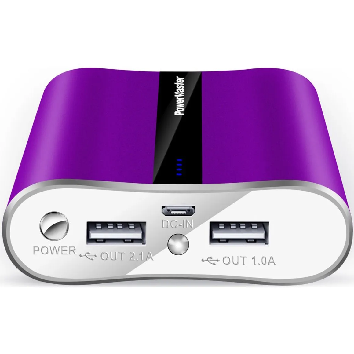 Powermaster 12000mAh Portable Charger with Dual USB Ports 3.1A Output