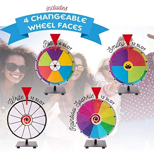 Prize Wheel Spinning Wheel for Prizes 11 Pcs