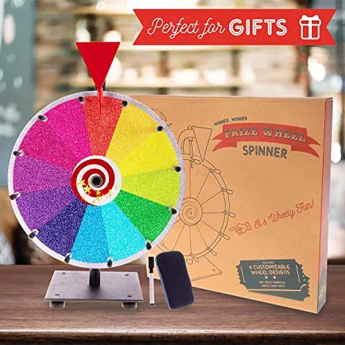 Prize Wheel Spinning Wheel for Prizes 11 Pcs