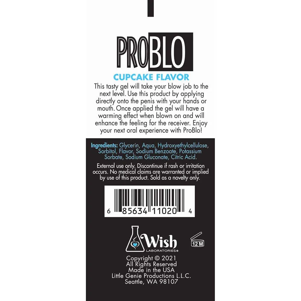 Pro Blo Cupcake 10 ml 65-Piece Fishbowl