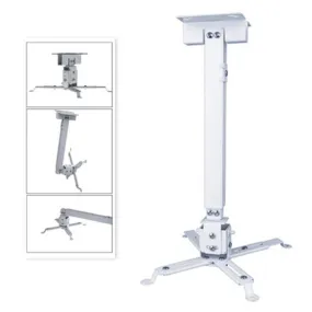 PROJECTOR CEILING MOUNT KIT HEAVY GAUGE (SQUARE TYPE) STAND 6.6FEET 2M