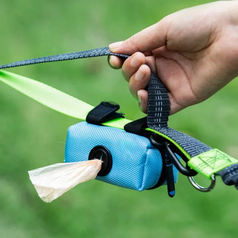 Protable Dog Poop Biodegradable Bag Dispenser Pouch Garbage Bags Organizer Pet Puppy Cat Pick Up Poop Bag Holder 090C