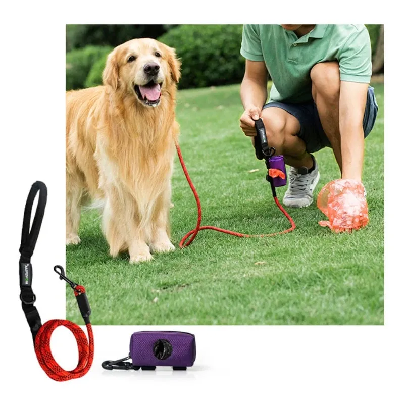 Protable Dog Poop Biodegradable Bag Dispenser Pouch Garbage Bags Organizer Pet Puppy Cat Pick Up Poop Bag Holder 090C