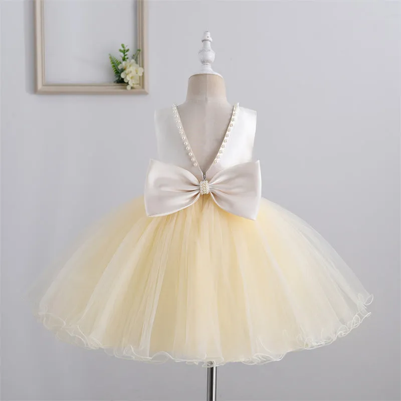 RA021 Outong Yoliyolei Baptism Dresses Easter Vestidos Beb Party Wear Little Flower Girl Dress for 6-24-months 2-6 Years