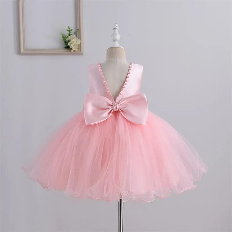 RA021 Outong Yoliyolei Baptism Dresses Easter Vestidos Beb Party Wear Little Flower Girl Dress for 6-24-months 2-6 Years