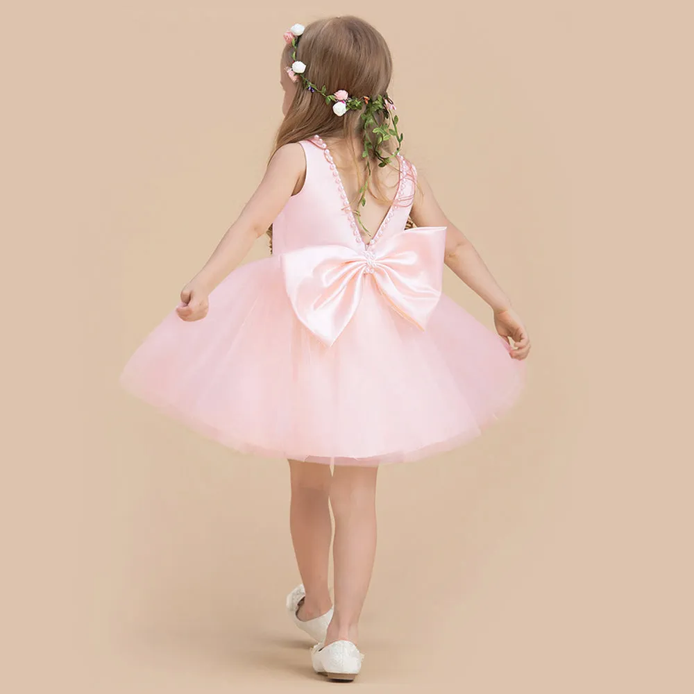 RA021 Outong Yoliyolei Baptism Dresses Easter Vestidos Beb Party Wear Little Flower Girl Dress for 6-24-months 2-6 Years