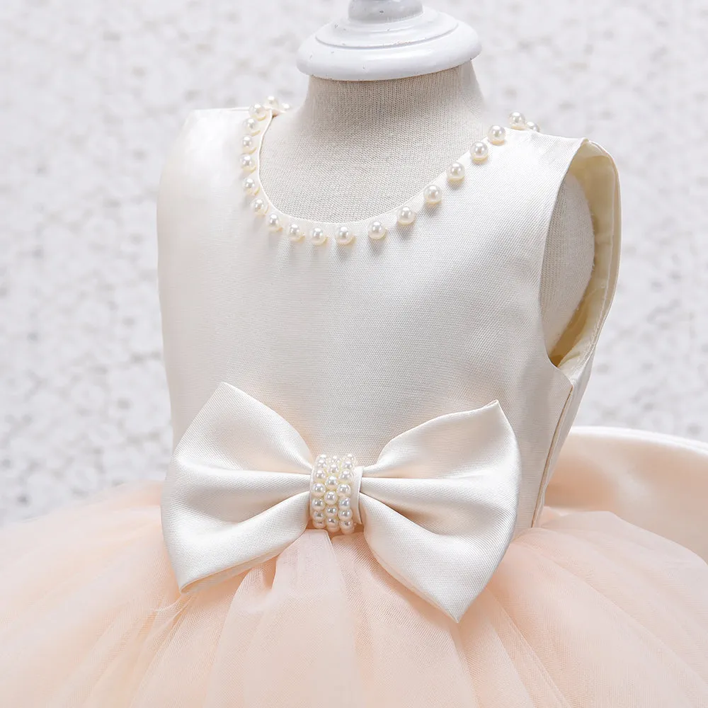 RA021 Outong Yoliyolei Baptism Dresses Easter Vestidos Beb Party Wear Little Flower Girl Dress for 6-24-months 2-6 Years