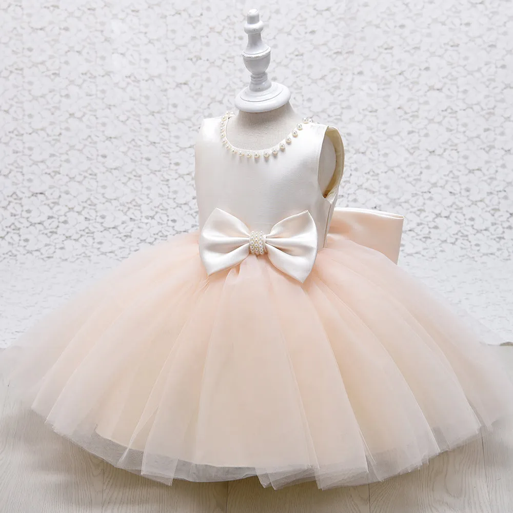 RA021 Outong Yoliyolei Baptism Dresses Easter Vestidos Beb Party Wear Little Flower Girl Dress for 6-24-months 2-6 Years