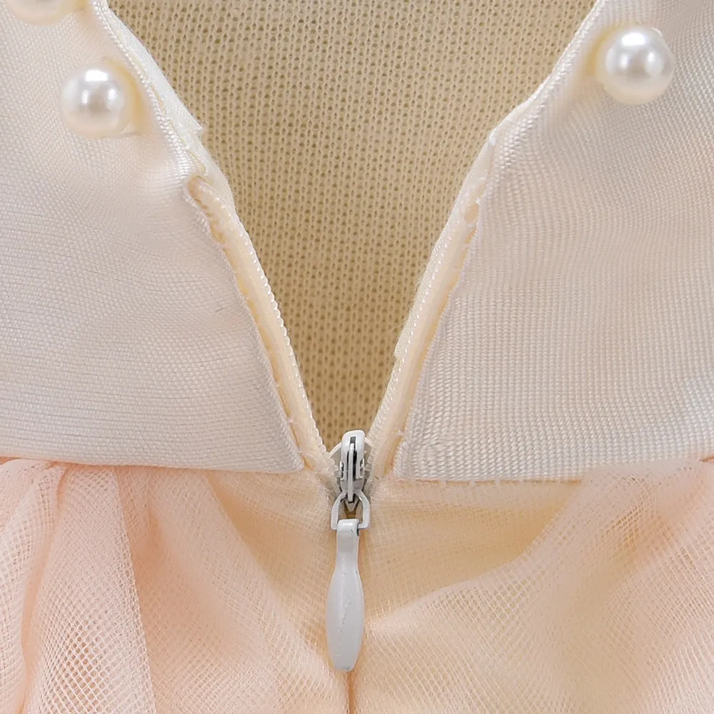 RA021 Outong Yoliyolei Baptism Dresses Easter Vestidos Beb Party Wear Little Flower Girl Dress for 6-24-months 2-6 Years