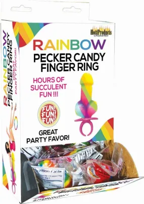 Rainbow Ring Pop 12/display