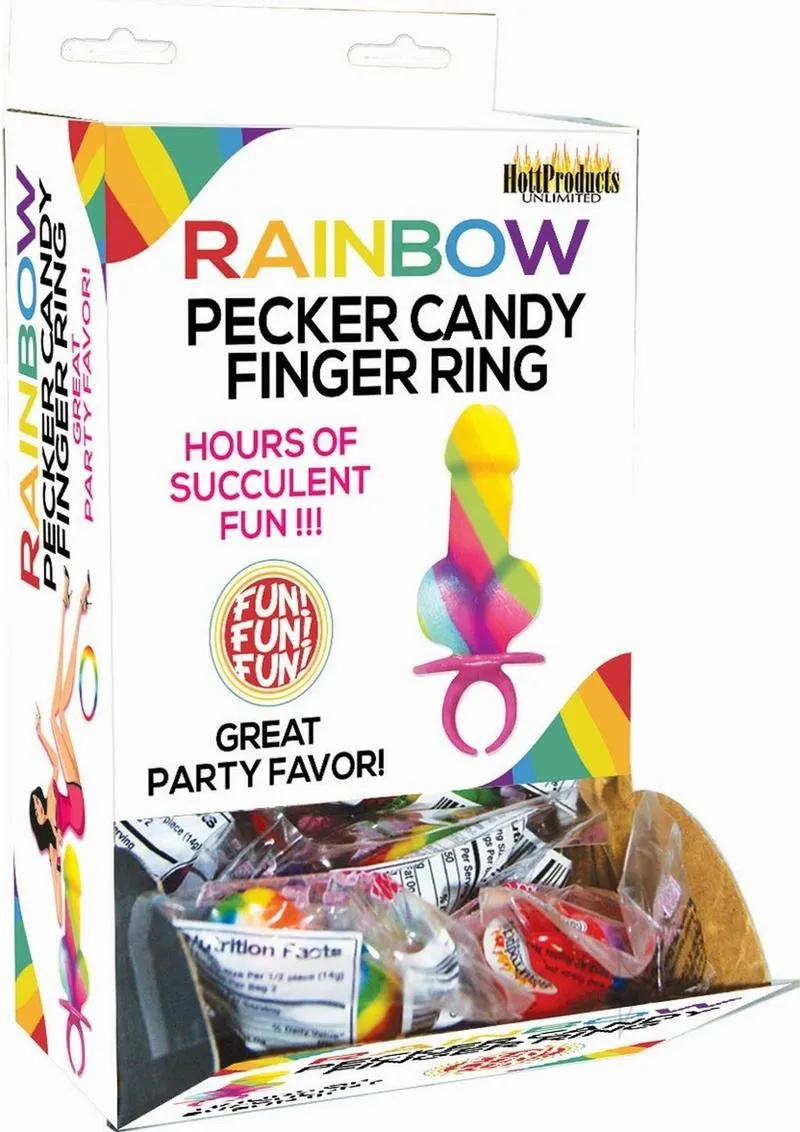 Rainbow Ring Pop 12/display
