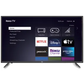 RCA 55" Class 4K Ultra HD (2160P) HDR Roku Smart LED TV (RTRU5527-W)