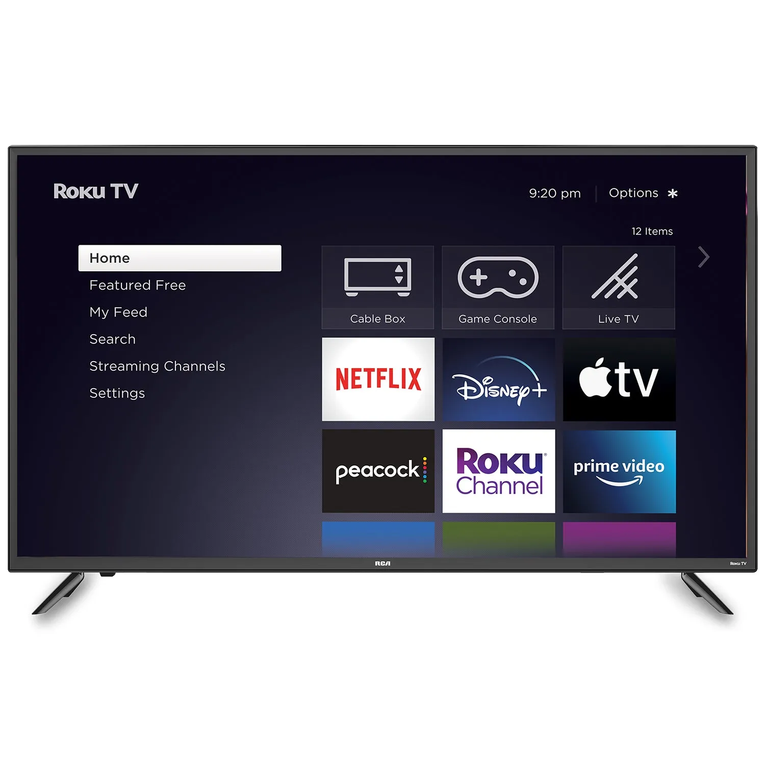 RCA 55" Class 4K Ultra HD (2160P) HDR Roku Smart LED TV (RTRU5527-W)