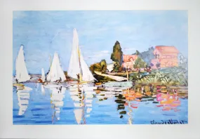 Regattas at Argenteuil by Claude Monet