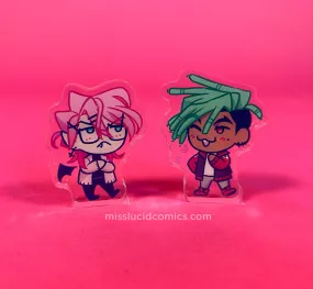 River St little guys acrylic stands
