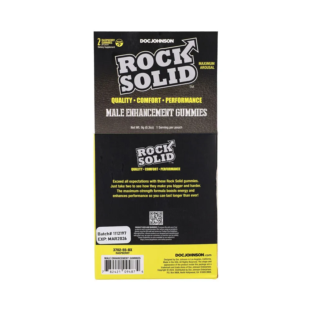 Rock Solid Exceed Male Enhancement Gummies 2-Pack 12-Piece Display