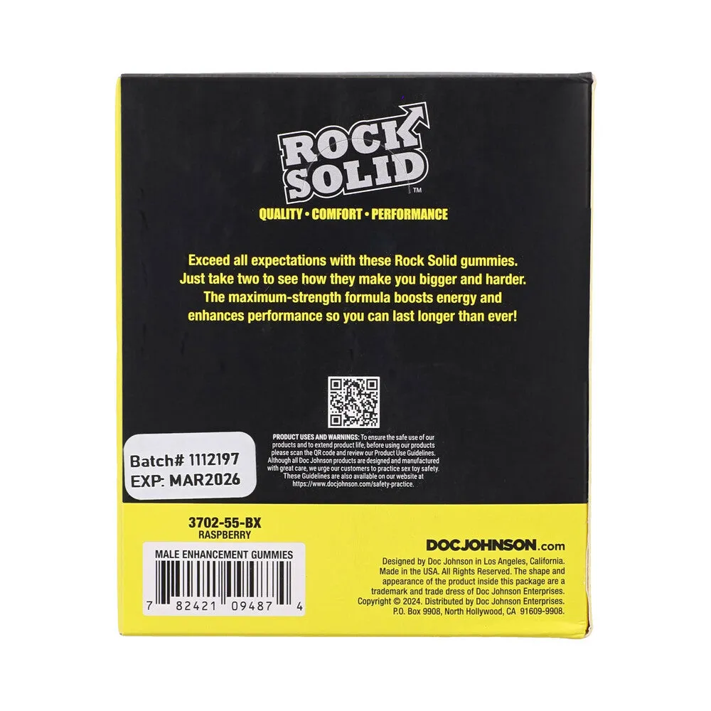 Rock Solid Exceed Male Enhancement Gummies 2-Pack 12-Piece Display