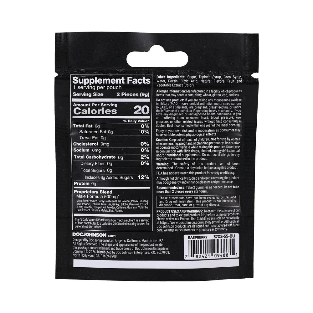 Rock Solid Exceed Male Enhancement Gummies 2-Pack 12-Piece Display