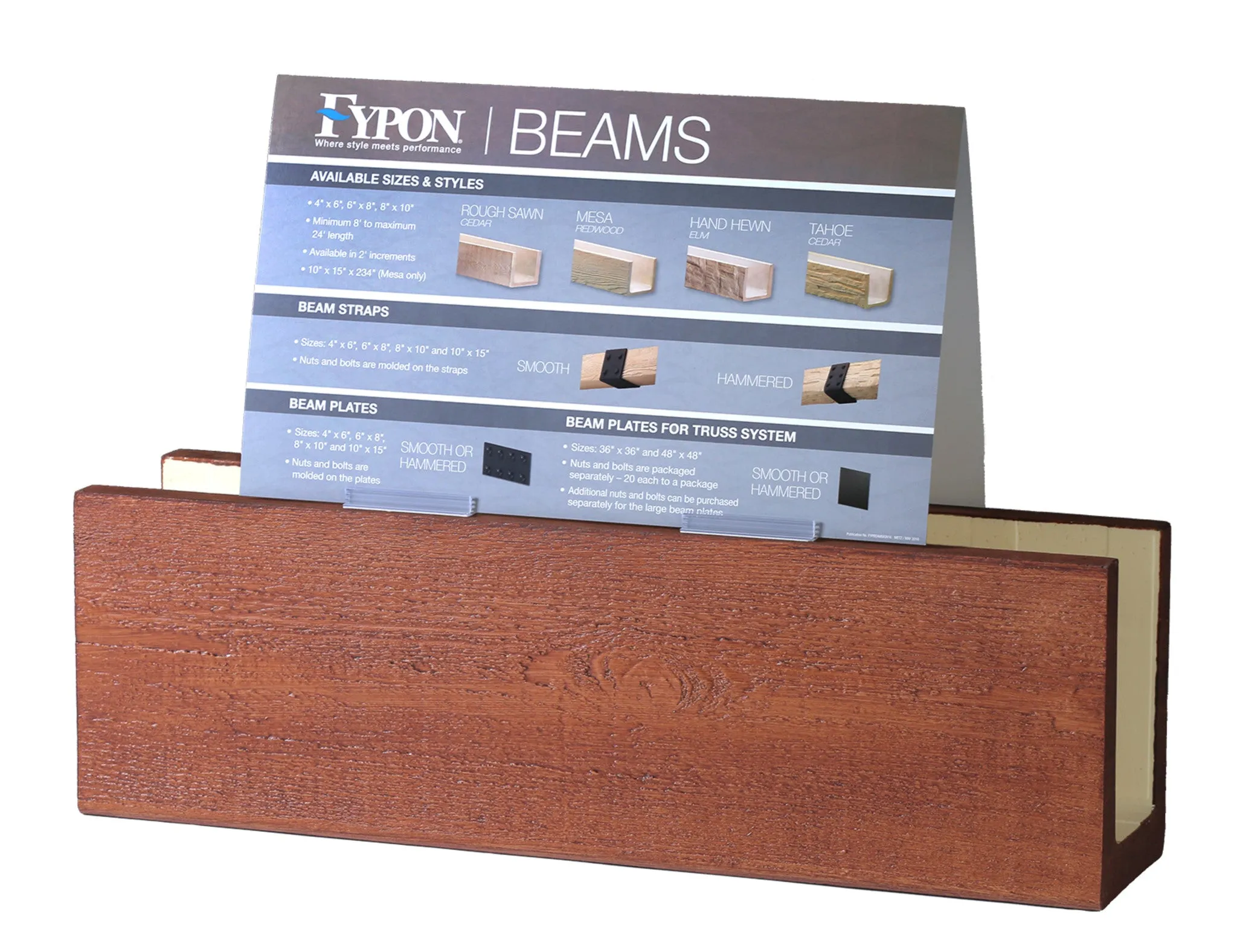 Rough Sawn Beam & Shutter Kit (Cedar and Coffee Bean Stains)