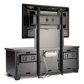 Salamander Chameleon PM2 Tilting TV Mount for Triple Salamander Cabinets (Black)