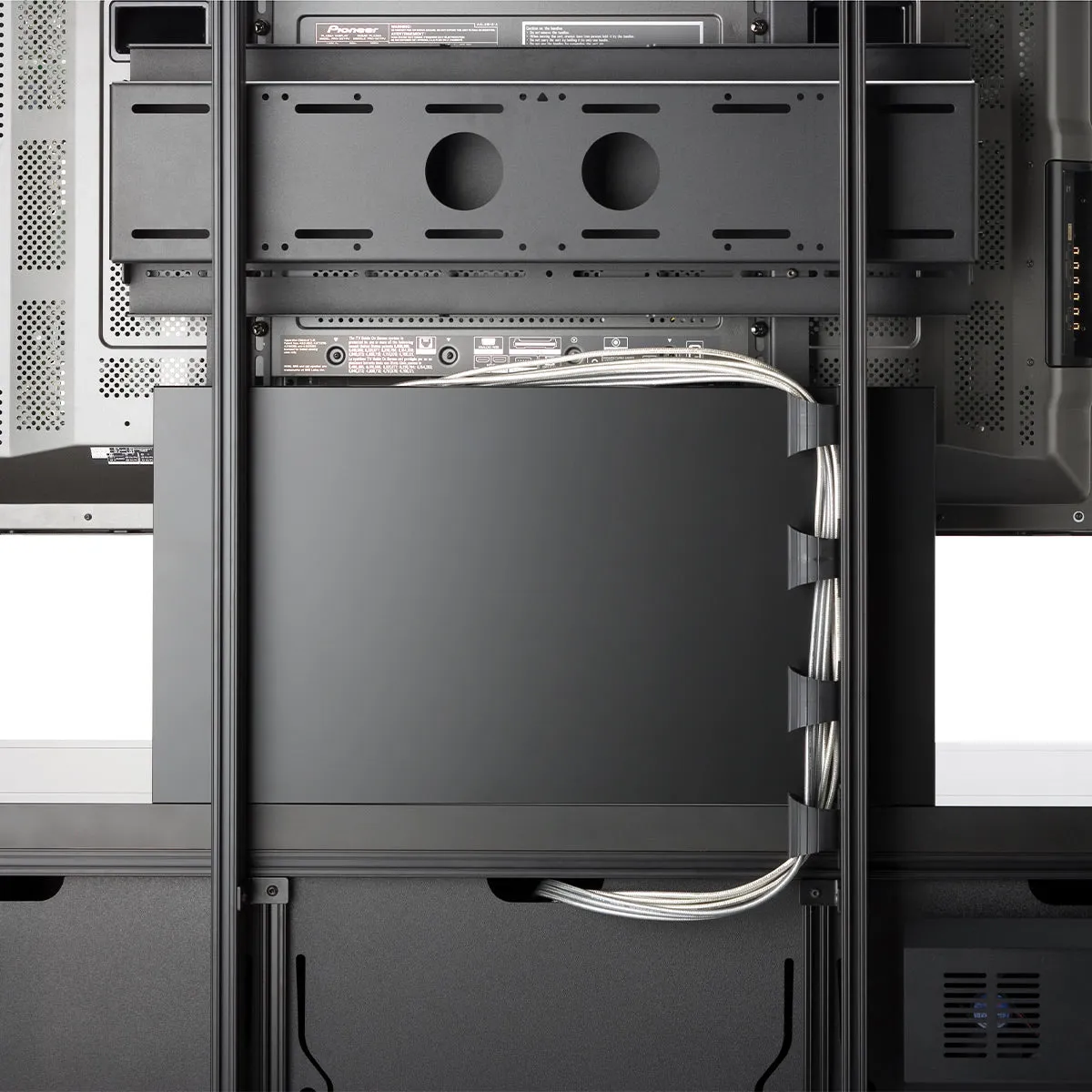 Salamander Chameleon PM2 Tilting TV Mount for Triple Salamander Cabinets (Black)